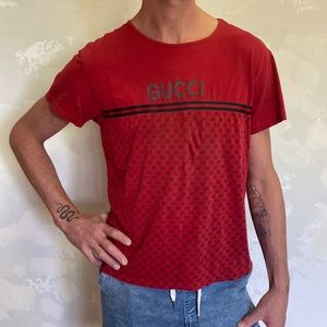 Gucci tee shirt guccissima pattern